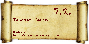 Tanczer Kevin névjegykártya